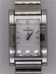 Womens Movado Sapphire Crystal Swiss Watch Stainless Steel Bracelet 84 A1 2432